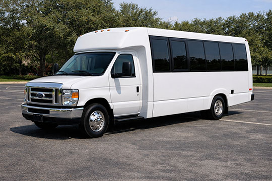 18-passenger minibus available for charter in Santa Maria, CA
